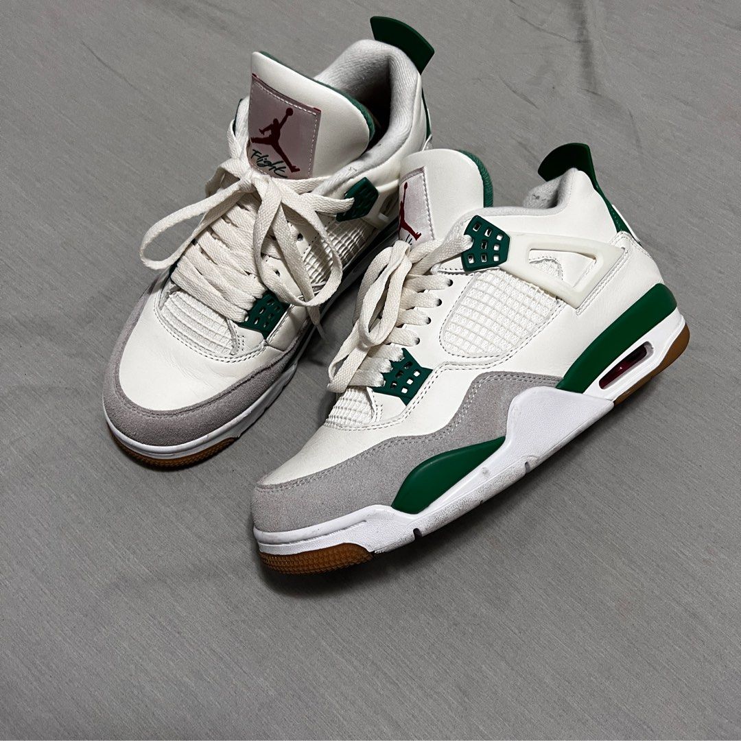 Nike SB Air Jordan 4 Pine Green aj4 四代 4代 喬丹 滑板 聯名 綠松石 松石綠 男