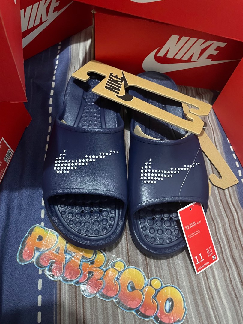 mens nike shower slides