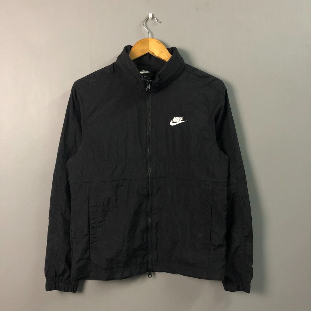 Nike Side Swoosh Embroid Woven Packable Hood Jacket Men s Fashion