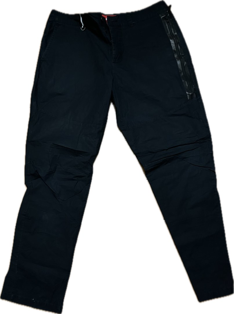 NIKE Tech Bonded Woven Jogger Pants Black Men s Fashion Bottoms