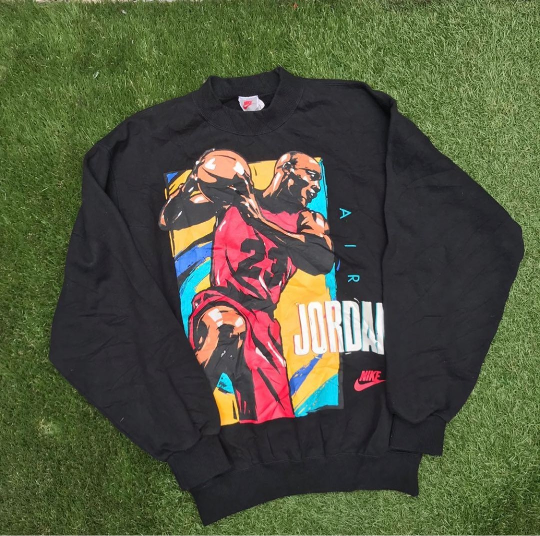 Nike Vintage 90s Jordan Sweatshirt Men s Fashion Tops Sets