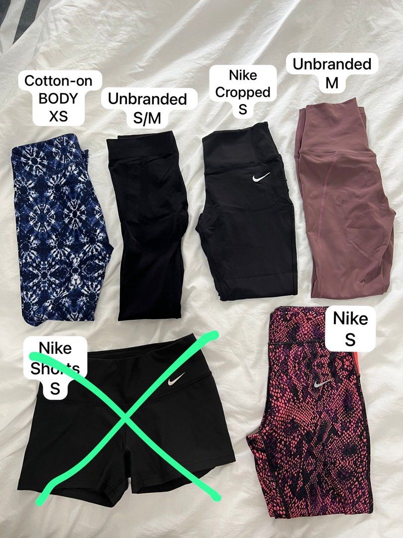 Nike double band leggings discount