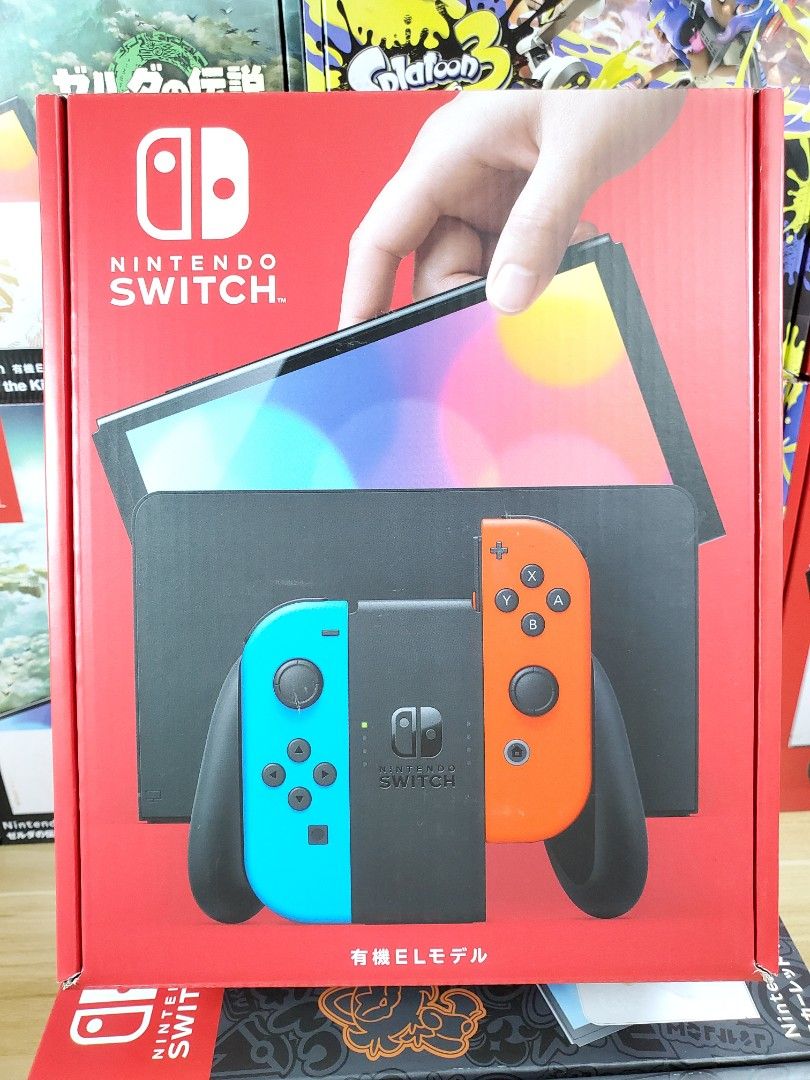 全新原裝正版Nintendo Switch OLED遊戲主機100%保證原廠原封箱任天堂