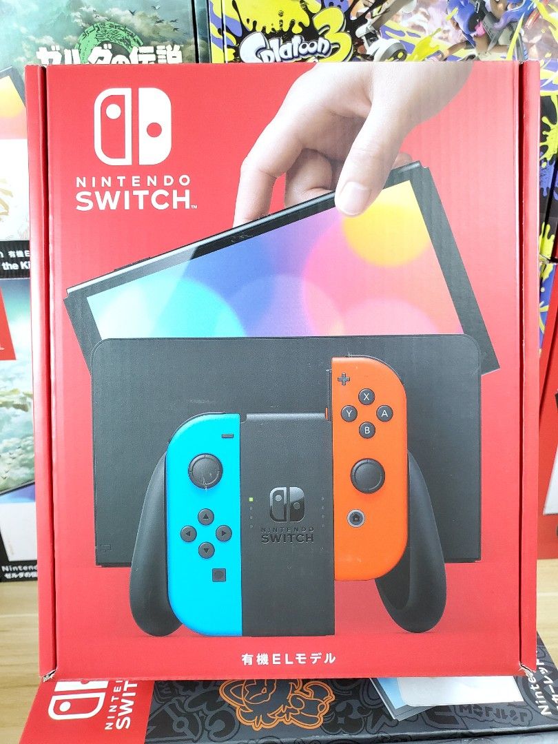 全新原裝正版Nintendo Switch OLED遊戲主機100%保證原廠原封原包裝盒未