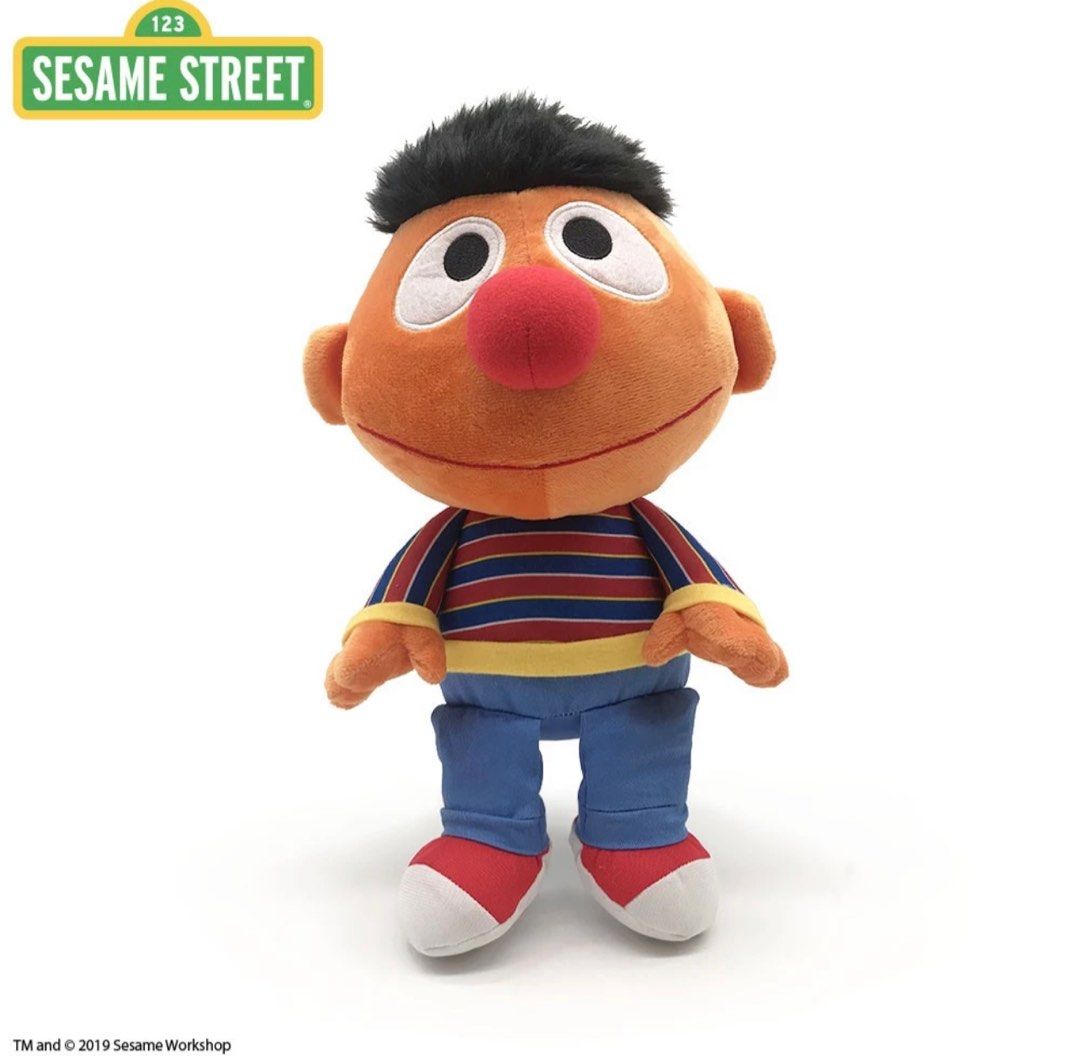 (NEW, 26cm) Suntoys Sesame Street 10” Plush Series 1 - Ernie (Sun Toys /  Plush Toy / Soft Toy)