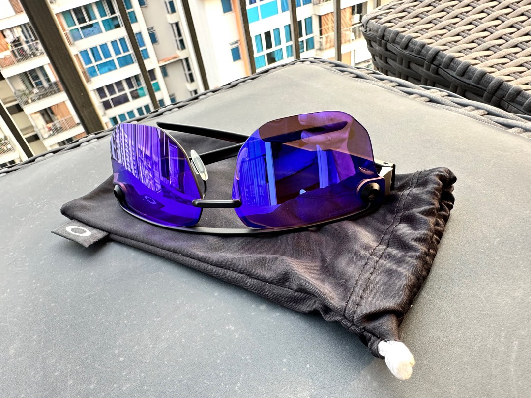 Oakley purple lens sunglasses 2025