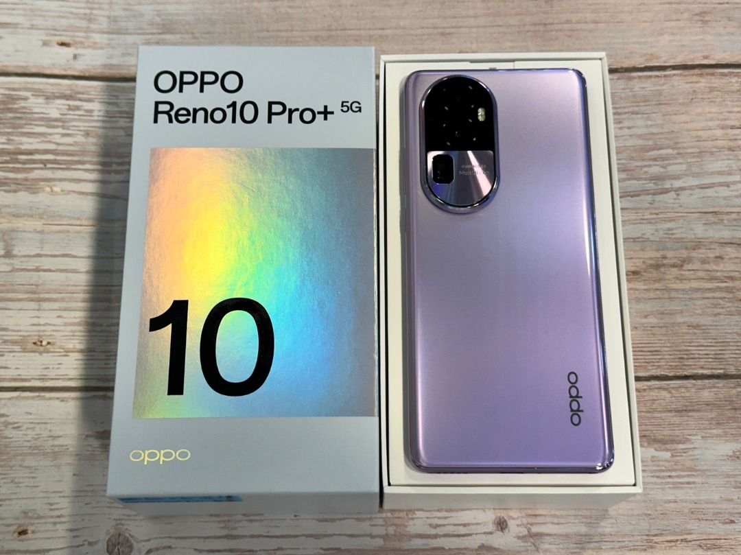OPPO RENO 10 PRO + 紫色12+ 256G 拆封新品, 手機及配件, 手機