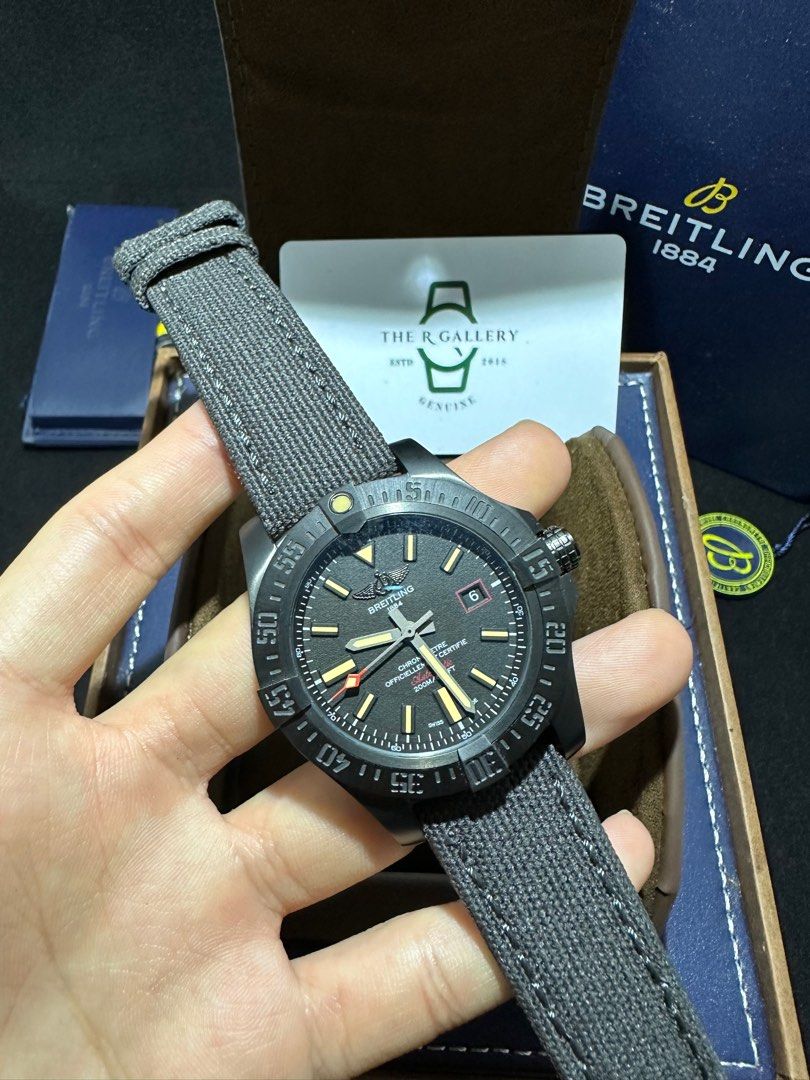 Original Breitling Avenger Blackbird Titanium DLC 44mm Automatic V17311 Men s Fashion Watches Accessories Watches on Carousell