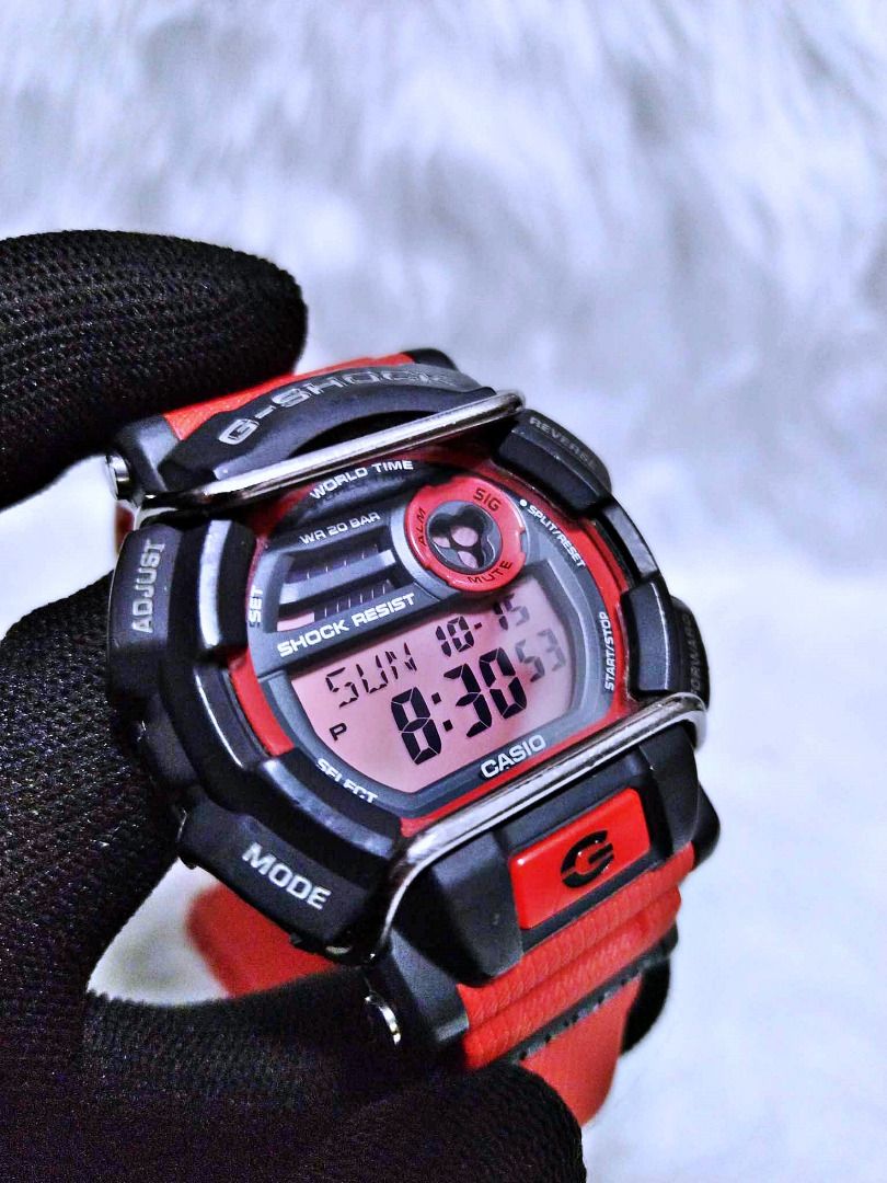 ORIGINAL CASIO G-SHOCK GD-400 RED (MODULE: 3434