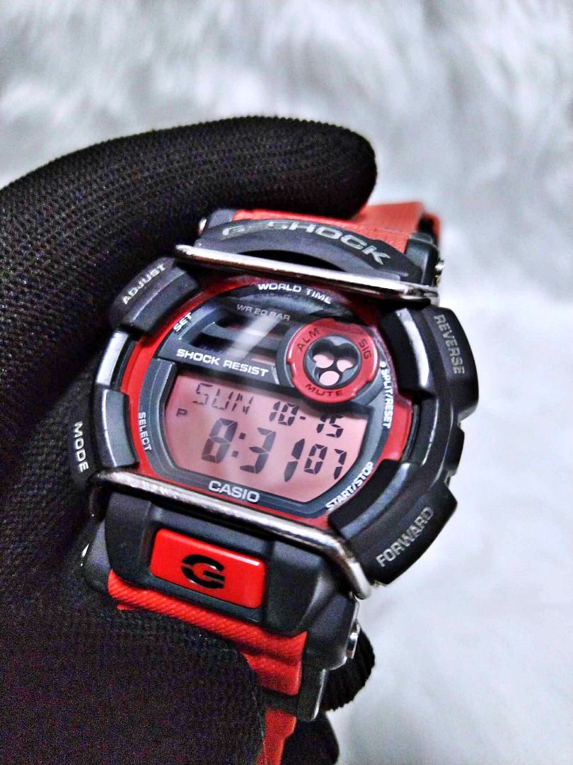 ORIGINAL CASIO G-SHOCK GD-400 RED (MODULE: 3434