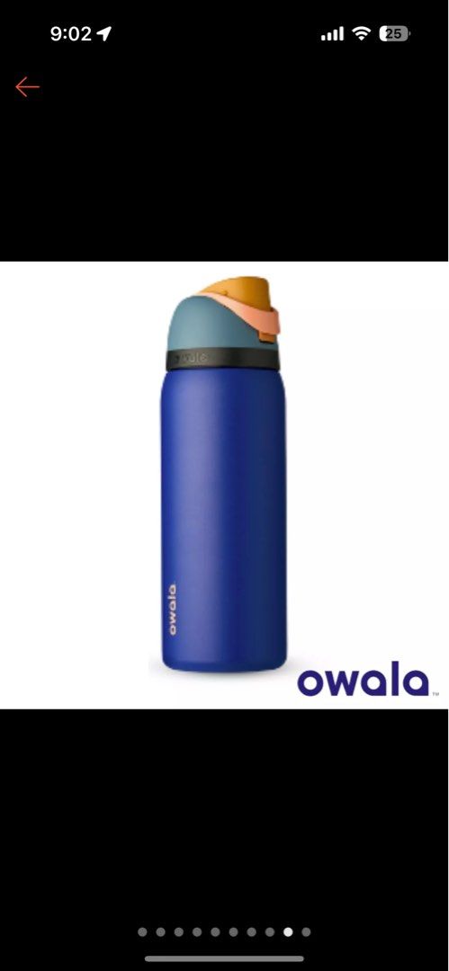 Owala FreeSip® 24oz Stainless Steel Water Bottle in Tide Me Over