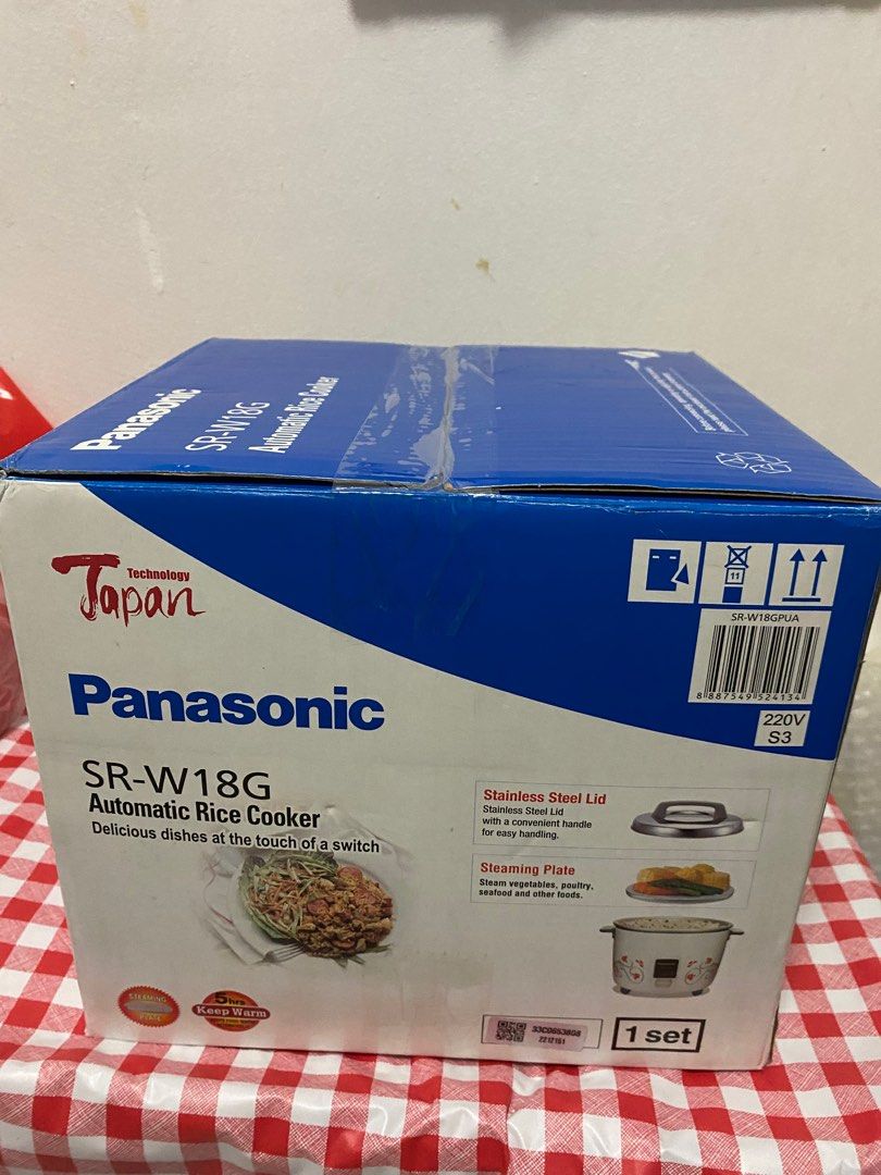 Panasonic rice cooker 1.8LRetro, TV & Home Appliances, Kitchen