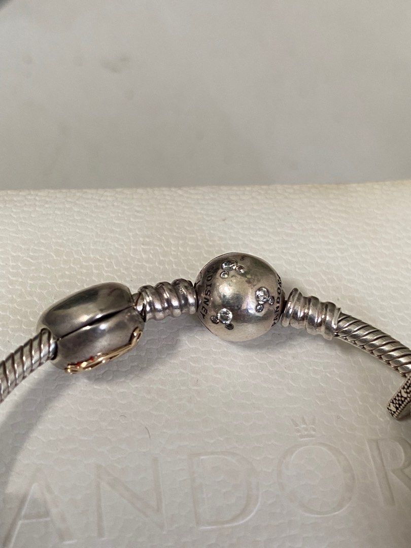 Disney moments sparkling mickey mouse & shop snake chain bracelet