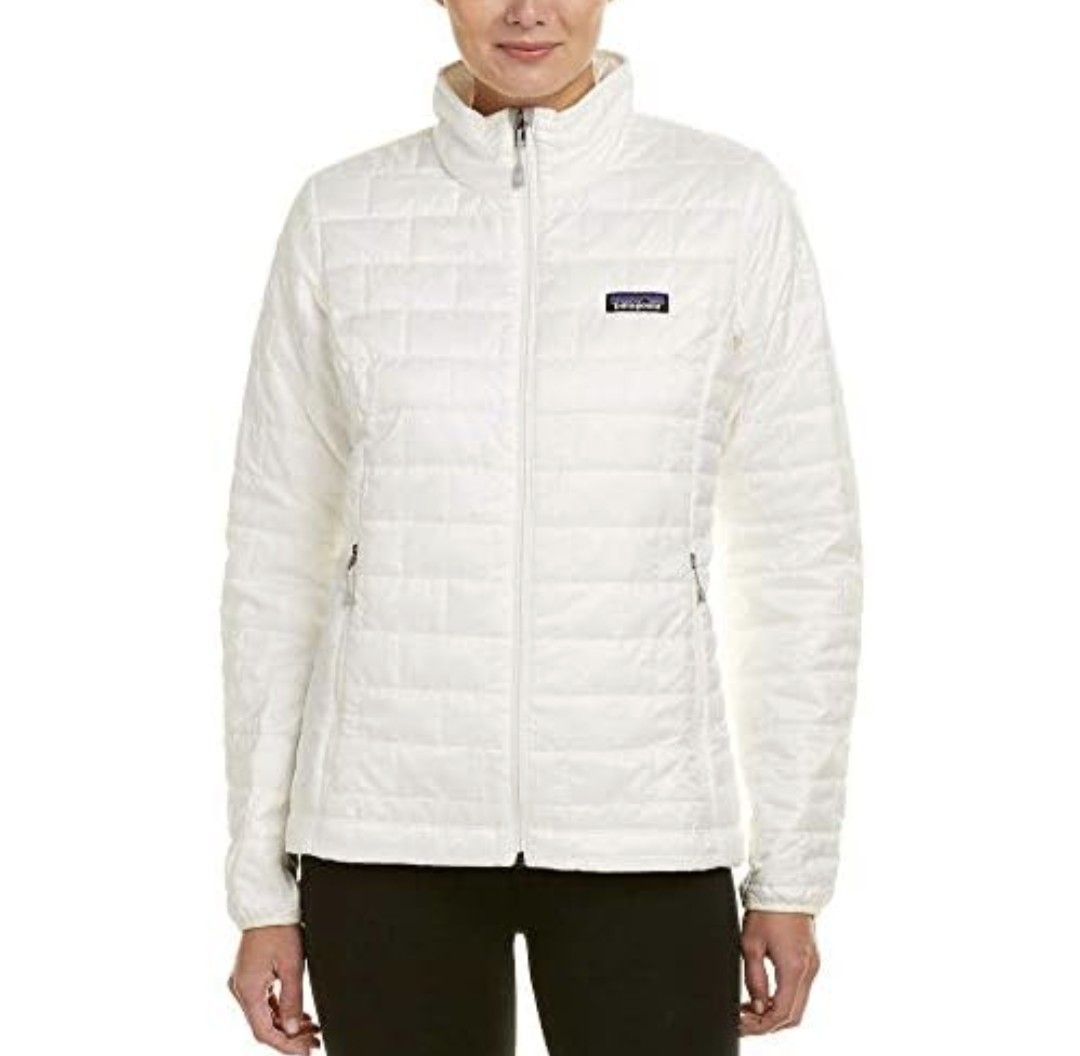 Patagonia white puffer jacket outlet