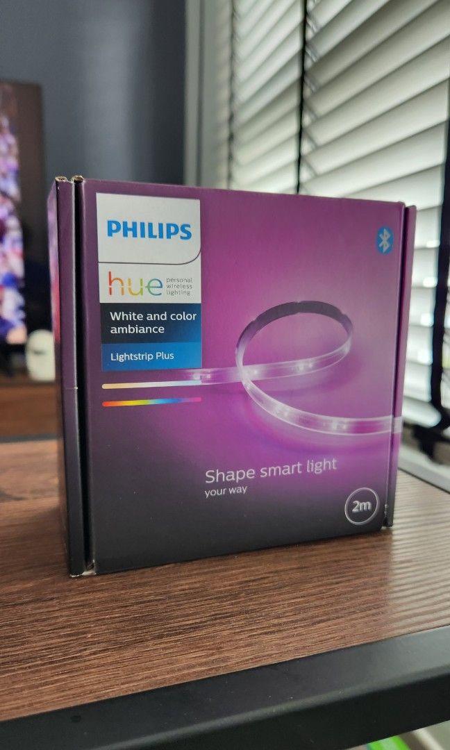 Philips Hue Lightstrip Plus (2m), Furniture  Home Living, Lighting  Fans,  Lighting on Carousell