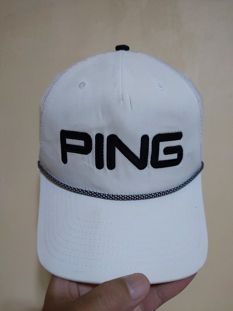 Ping trucker hat top