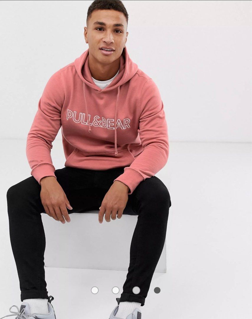 Pink pull top and bear hoodie