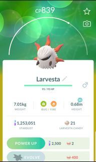 Pokemon Go Larvitar Trade Level 30+