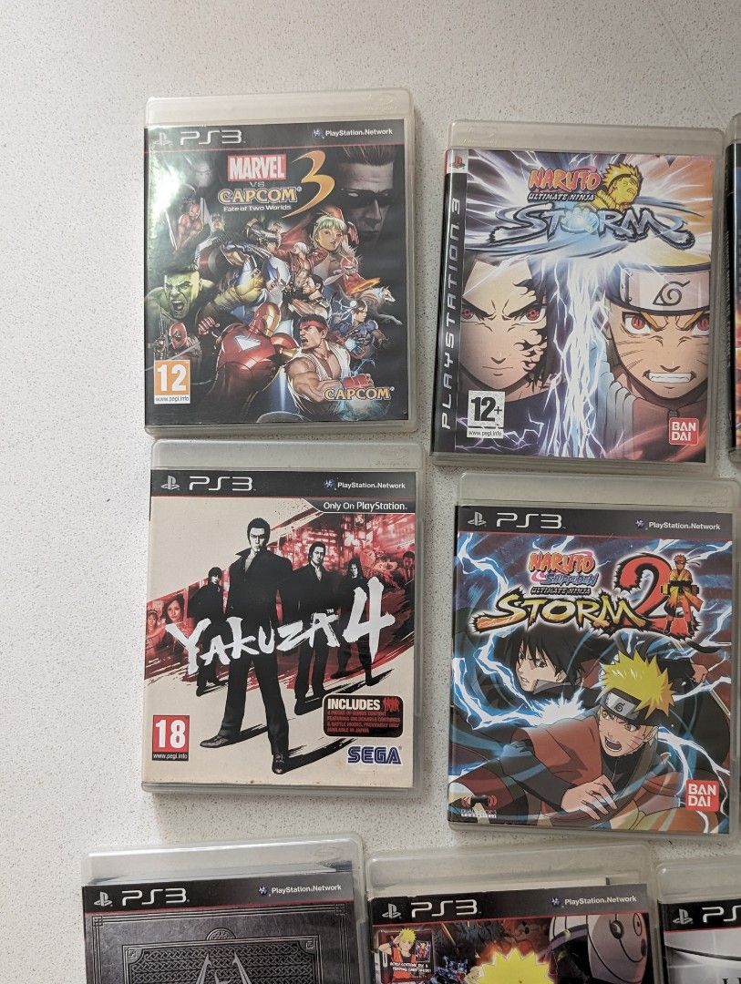 PS3 Games playstation 3 ultimate marvel vs Capcom 3 fate of two worlds  Naruto ultimate ninja storm 2 dynasty warriors 6 yakuza 4 Skyrim legendary  edition 3 hitman trilogy, Video Gaming, Video Games, PlayStation on  Carousell