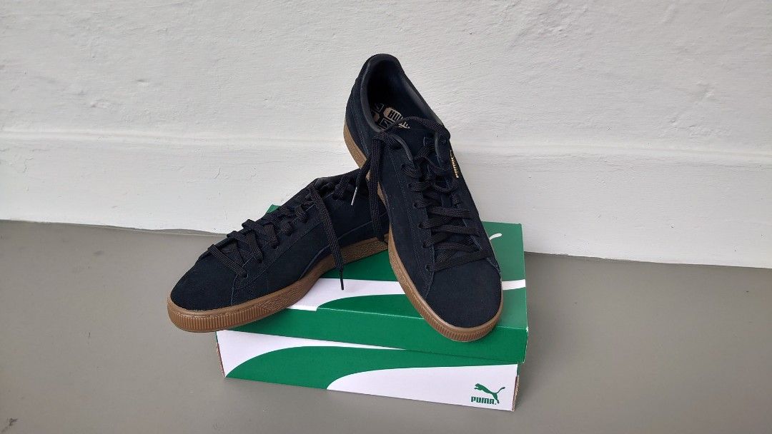 Puma suede new arrivals green gum sole