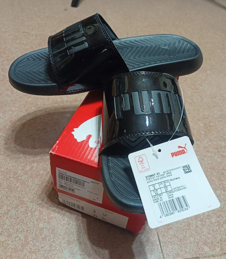 Puma patent slides hot sale