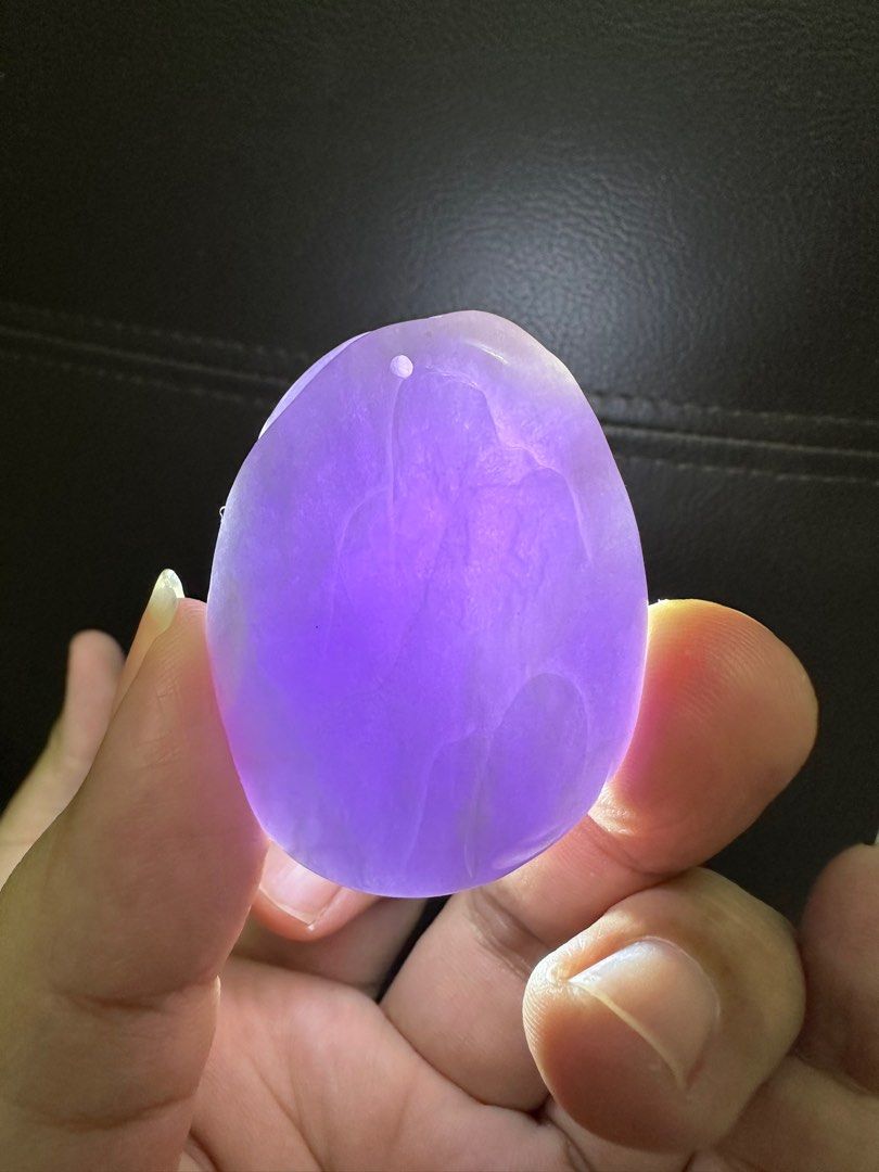 Rare Full purple jade pendent