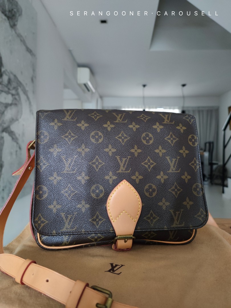 Louis Vuitton Cartouchiere PM Monogram Canvas Tote Bag