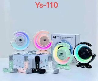 🌟Reseller：1199
New Original YS-110 Hot Sale Portable Professional Karaoke Bluetooth 5.0 Bluetooh Speaker with Dual Wireless Microphone All-in-One（Subwoofer Speaker 3D Stereo Amplifier KTV ）🔥🔥🔥
🌟Dual Wireless Microphone 
🌟Exceptional Sound Quality