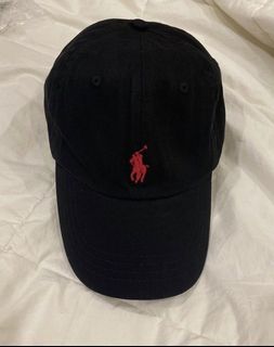 RL CAP BLACK RED