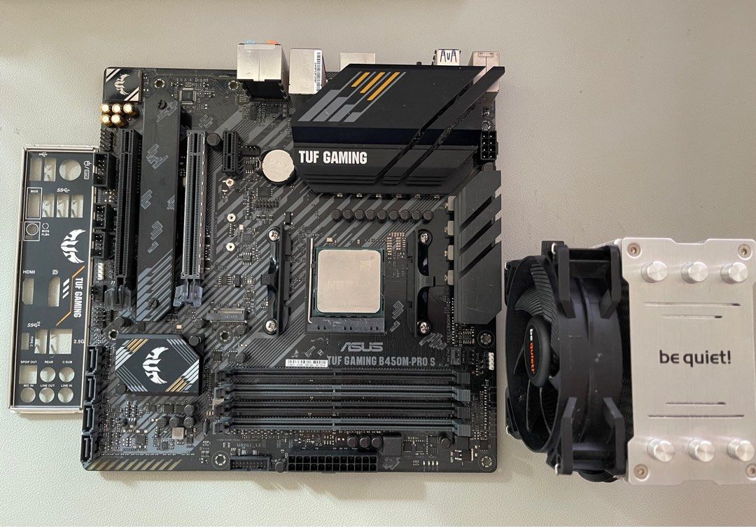 Ryzen7 3700x CPU and Asus Tuf Gaming B450M Pro S motherboard, 電腦