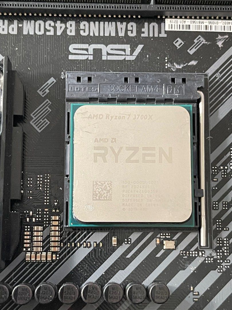 Ryzen7 3700x CPU and Asus Tuf Gaming B450M Pro S motherboard, 電腦