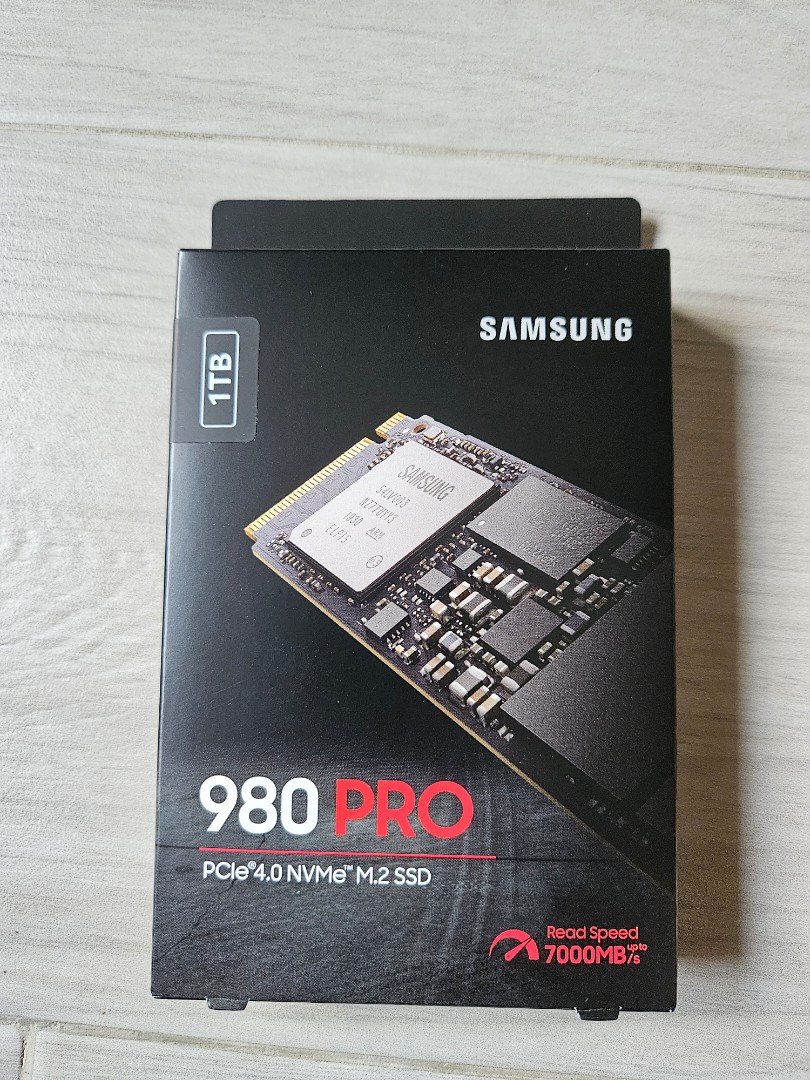 Samsung 三星980 PRO PCIe 4.0 NVMe M.2 SSD 1TB, 電腦＆科技, 電腦