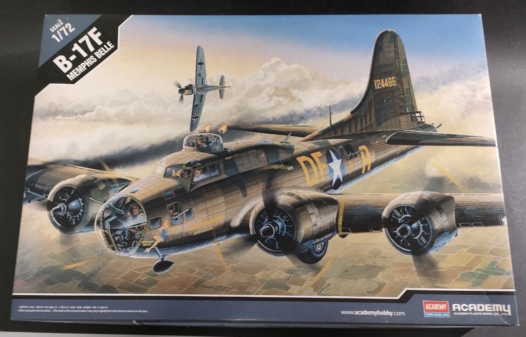 [Scale Model] Academy Hobby Model Kits - B-17F Memphis Belle (1/72 ...