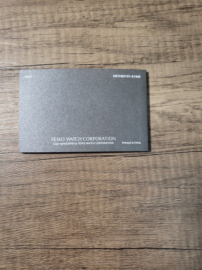 Seiko h851 sales manual