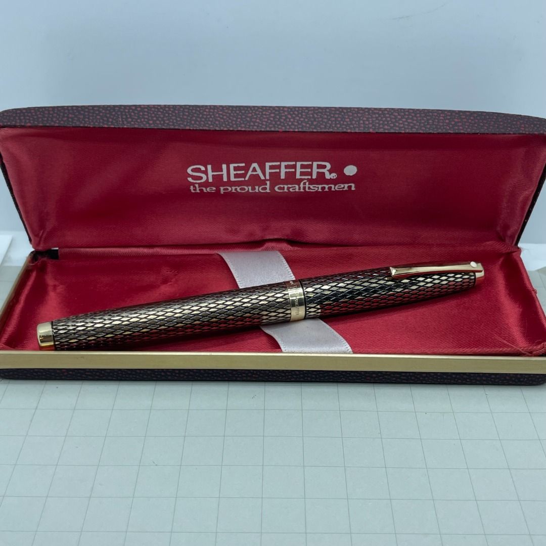 Sheaffer Imperial Sovereign Fountain Pen 14K Gold Nib with Box Made in ...