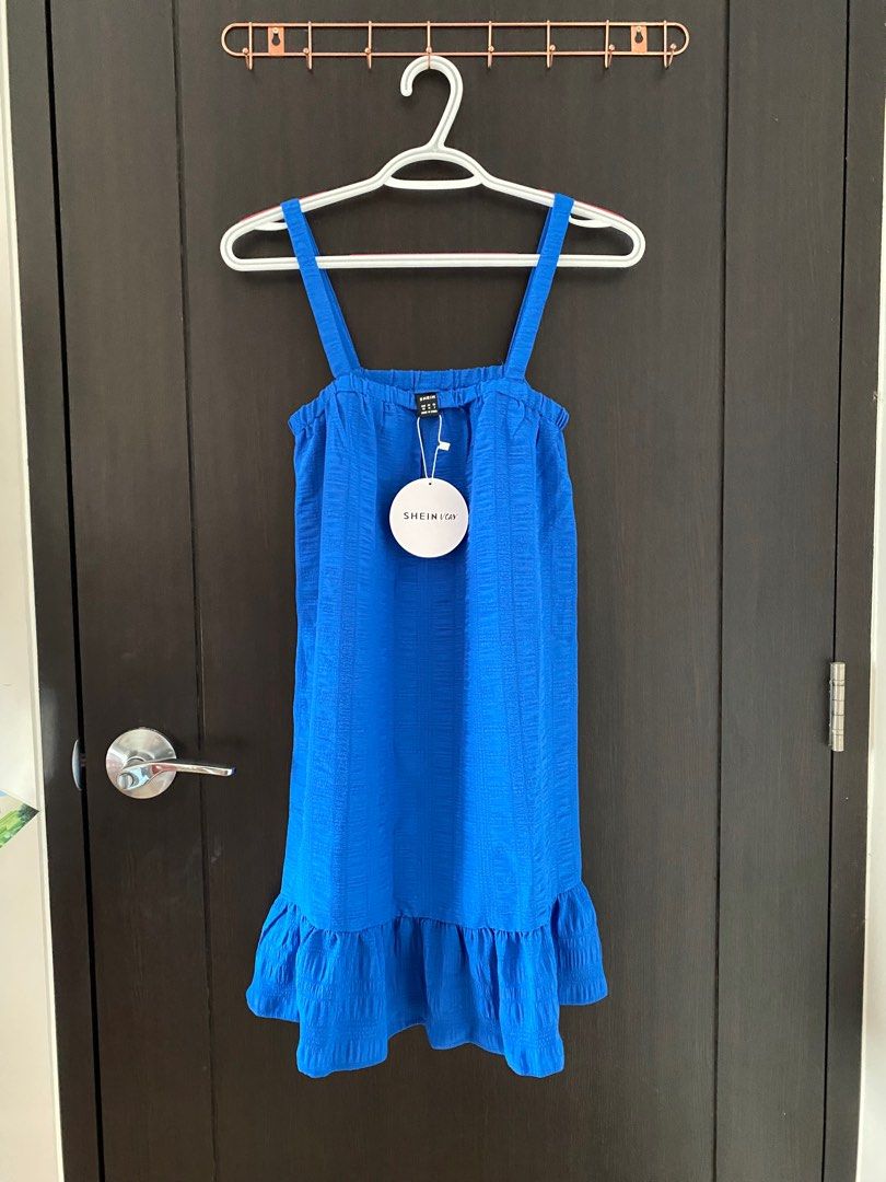 Shein Blue Vcay Dress (Category: Dresses) located in Quezon City. Submitted by ishaaaaaaa_ (Listing ID 1260198782, Image 2). Description: .
