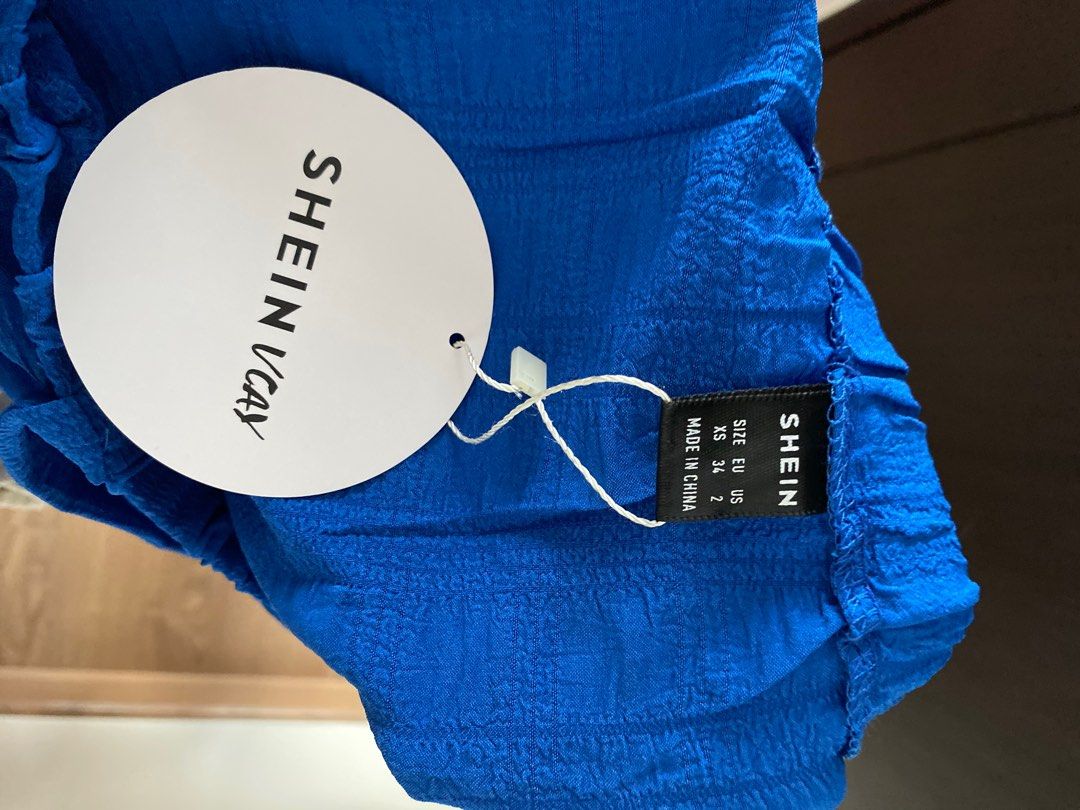 Shein Blue Vcay Dress (Category: Dresses) located in Quezon City. Submitted by ishaaaaaaa_ (Listing ID 1260198782, Image 3). Description: .