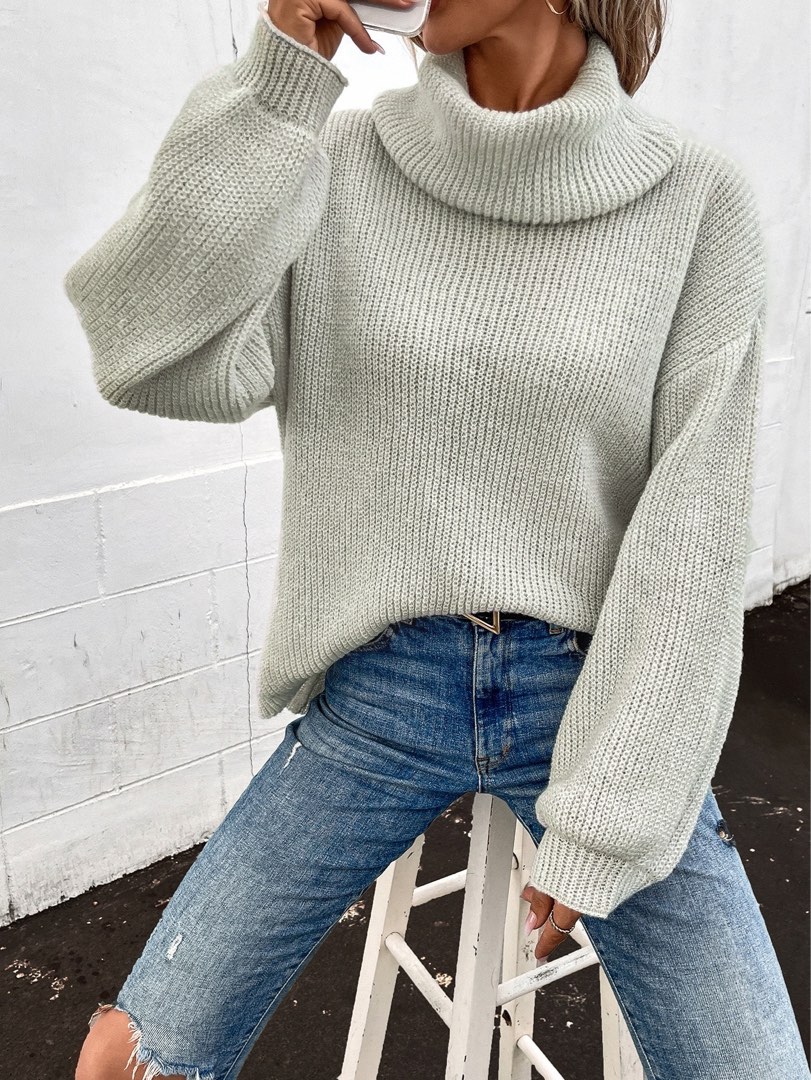 Bishop sleeve turtleneck discount