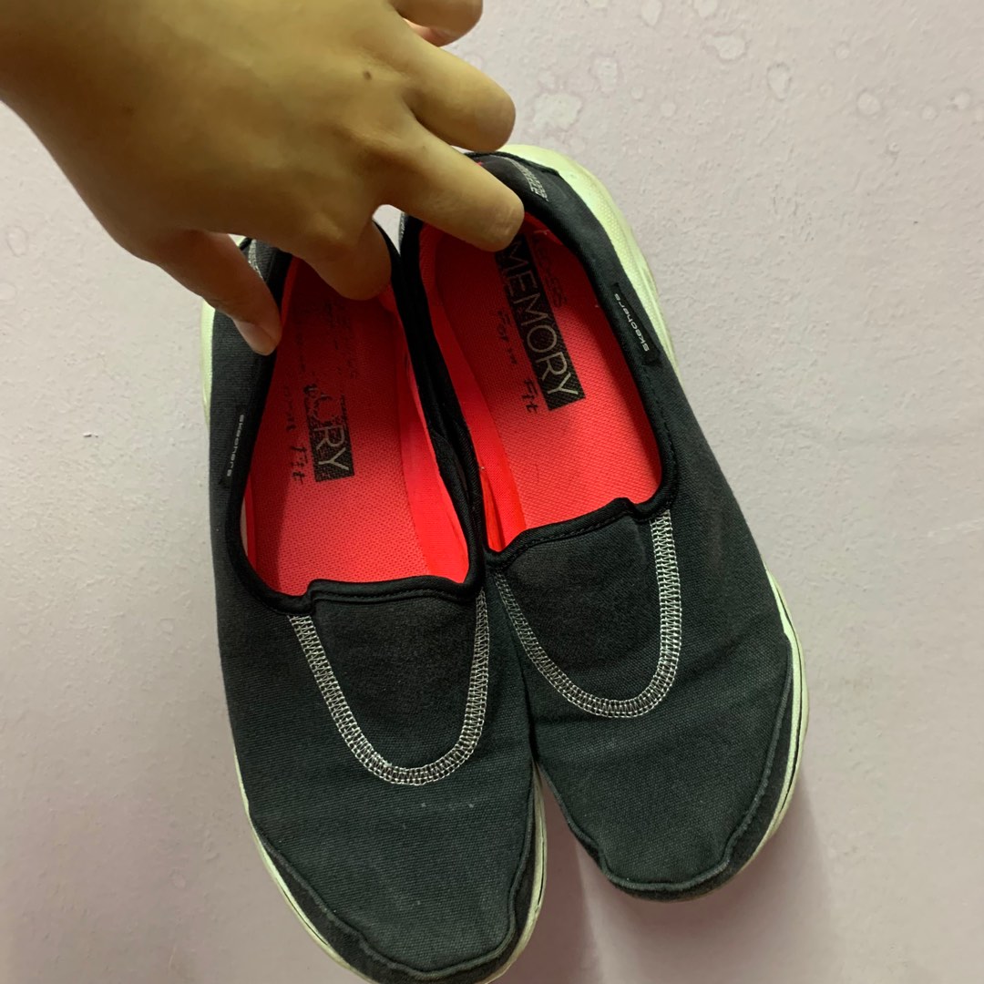 Skechers slip on go walk memory foam Women s Fashion Footwear