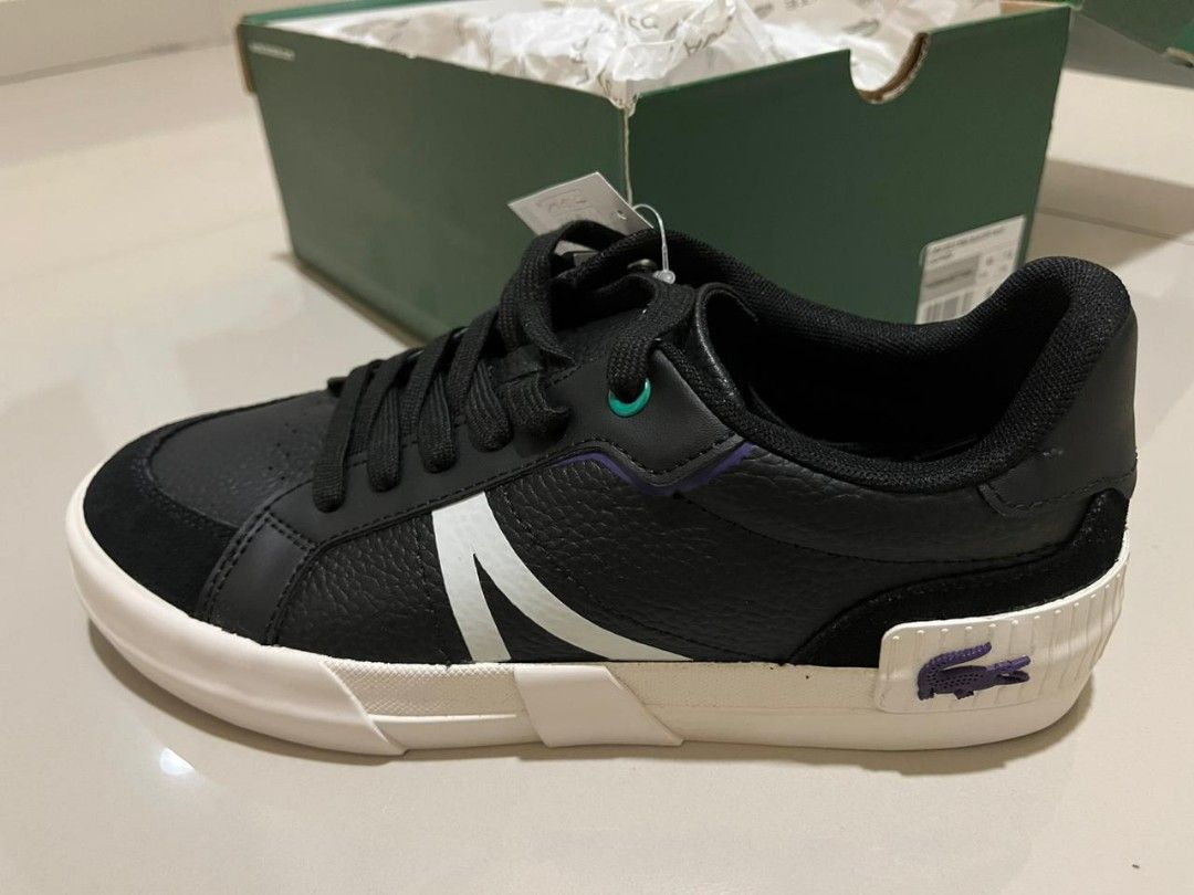 Sneakers LACOSTE L004 Leather Colour Pop Trainers Original Fesyen Pria Sepatu Sneakers di Carousell