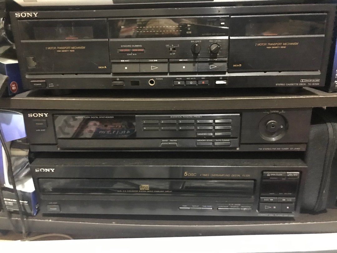 Sony Cassette Players and CD player and AM FM Radio, TV & Home