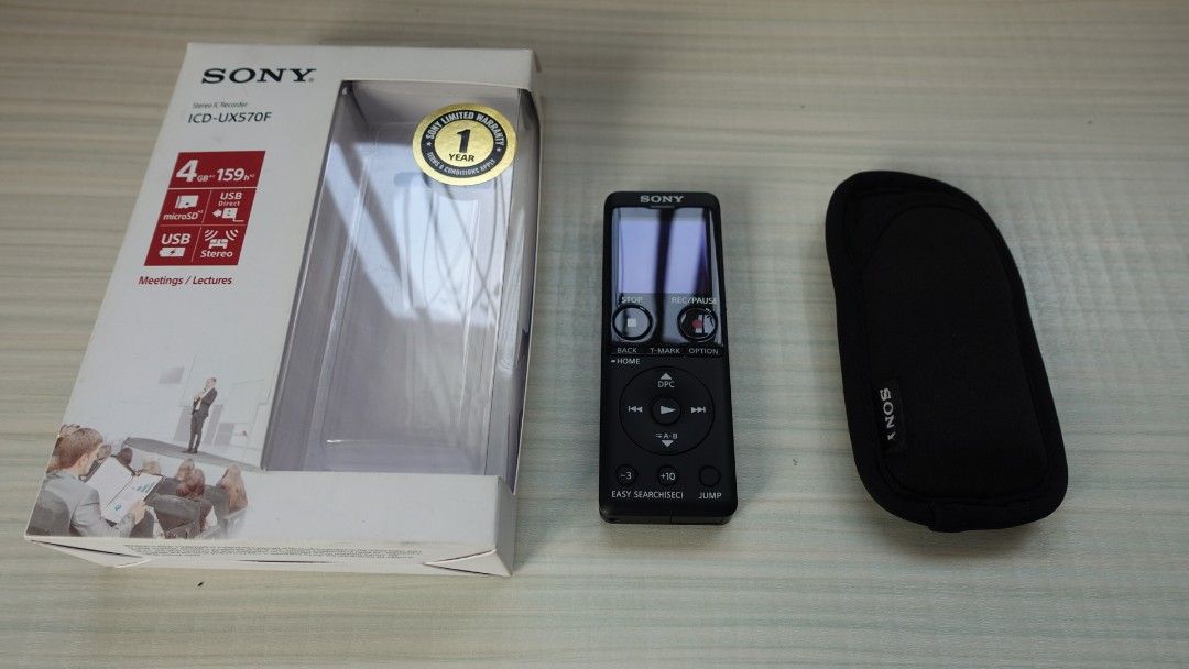 Sony ICDUX570 Recorder, Audio, Voice Recorders on Carousell