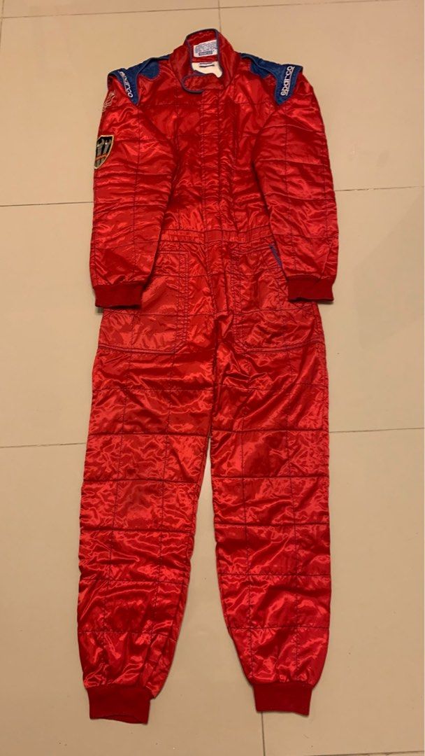 Sparco Racing Suit Combo With Glove & Shoes, Sports Equipment, Other Sports Equipment and