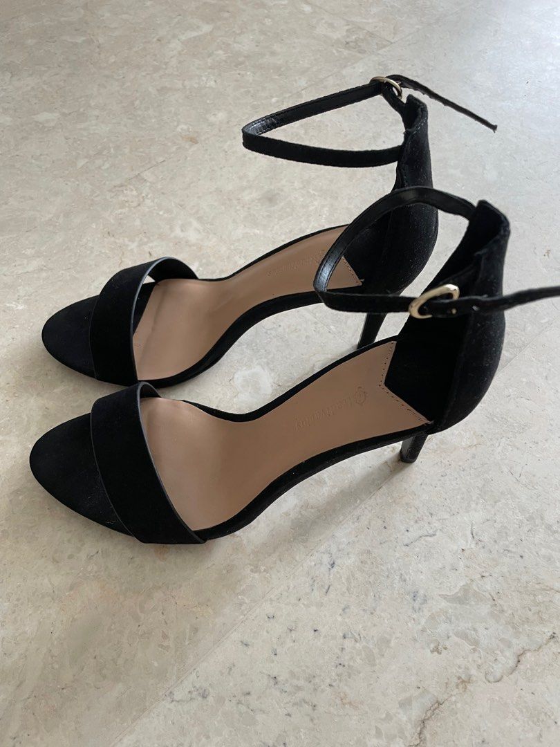 Stradivarius black heels online