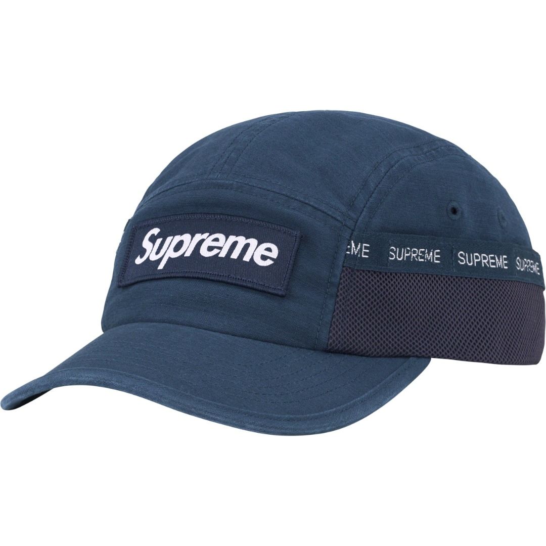 SUPREME 23FW MESH POCKET CAMP CAP, 名牌, 飾物及配件- Carousell