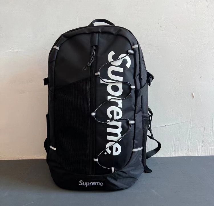 Supreme SS17 Backpack Black 書包背包雙肩包黑色, 名牌, 手袋及