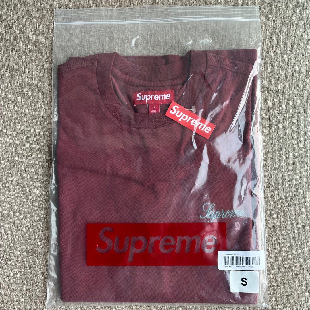 Supreme Washed S/S Tee Red