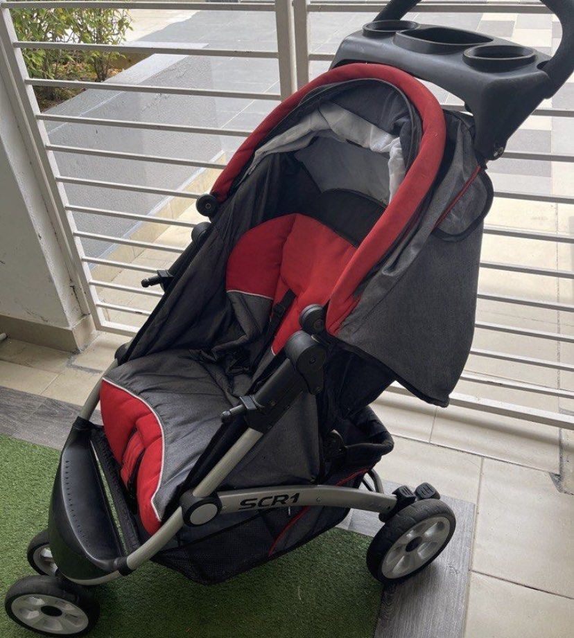 sweet cherry stroller baby