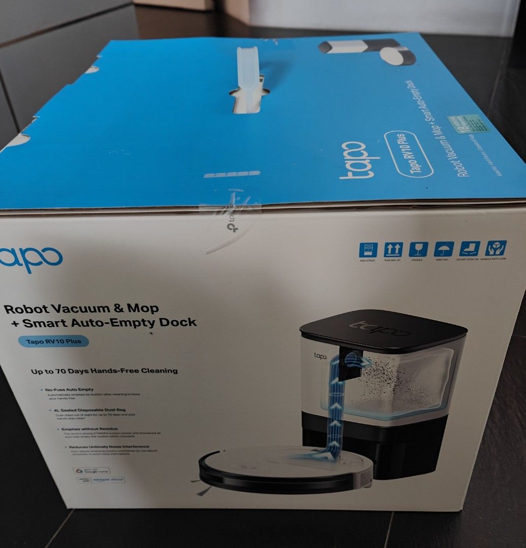 Tapo TpLink RV 10 Plus, TV & Home Appliances, Vacuum Cleaner