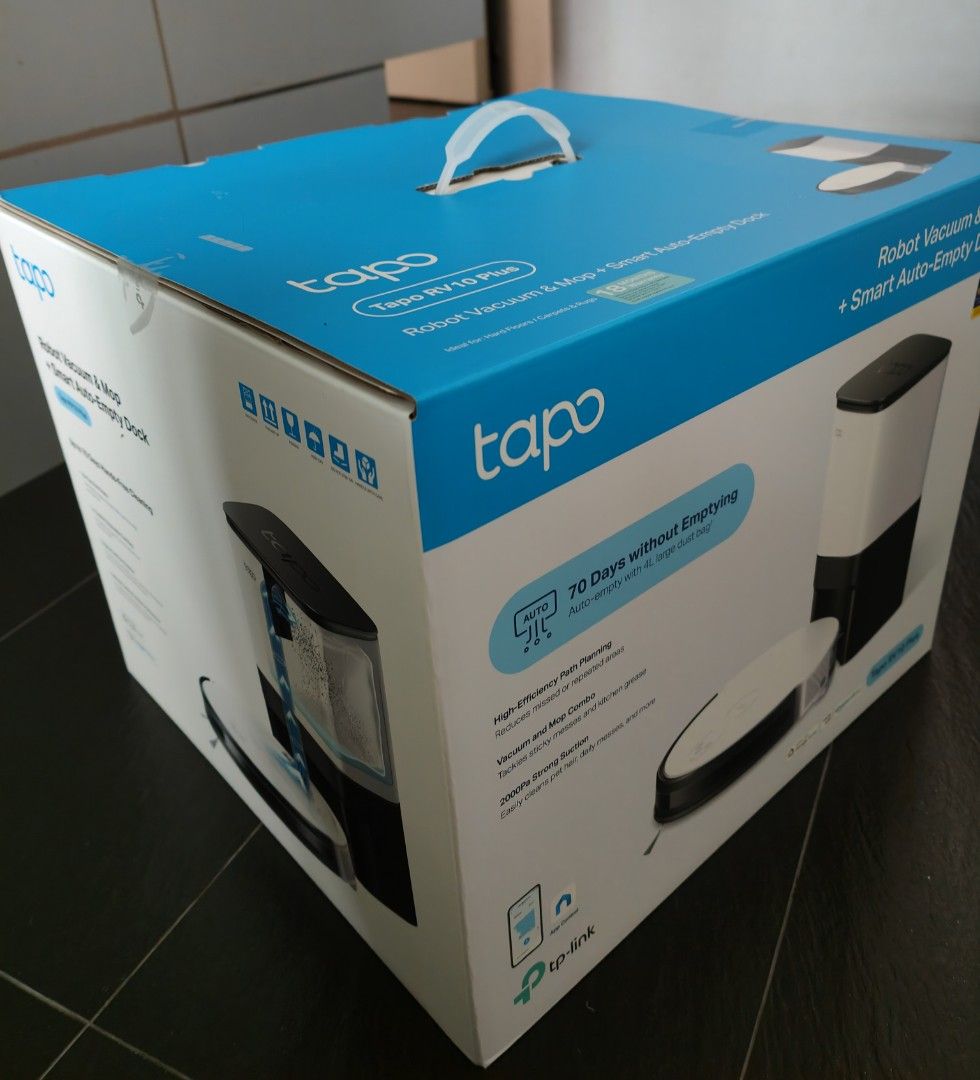 Tapo TpLink RV 10 Plus, TV & Home Appliances, Vacuum Cleaner